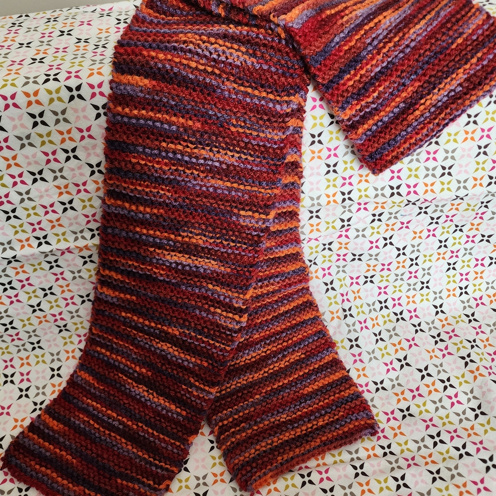 Multicolor Knit Scarf - Picture 9 of 9